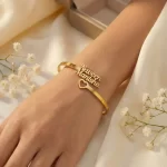 Heart Couple Name Bracelet