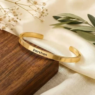 Golden Personalized Name Bracelet