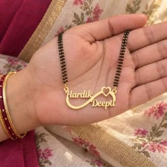 Infinity Couple Name Mangalsutra